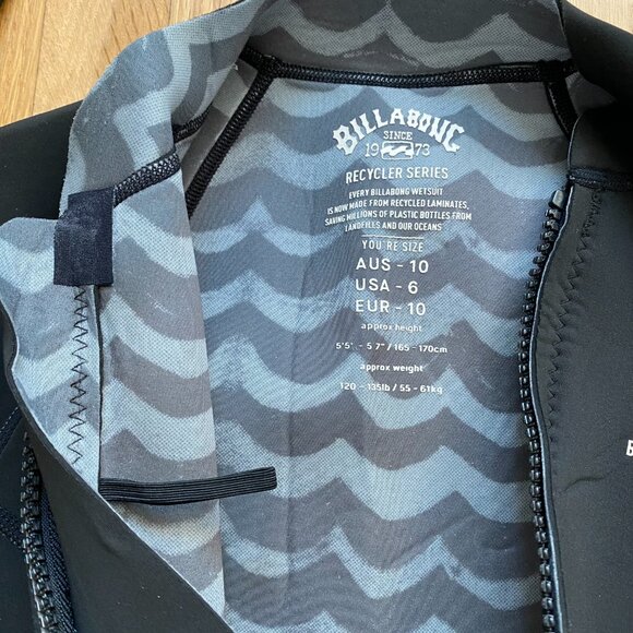 BILLABONG - Salty Dayz - Surf Capsule Long Sleeve Springsuit Wetsuit  RARE - Picture 8 of 8
